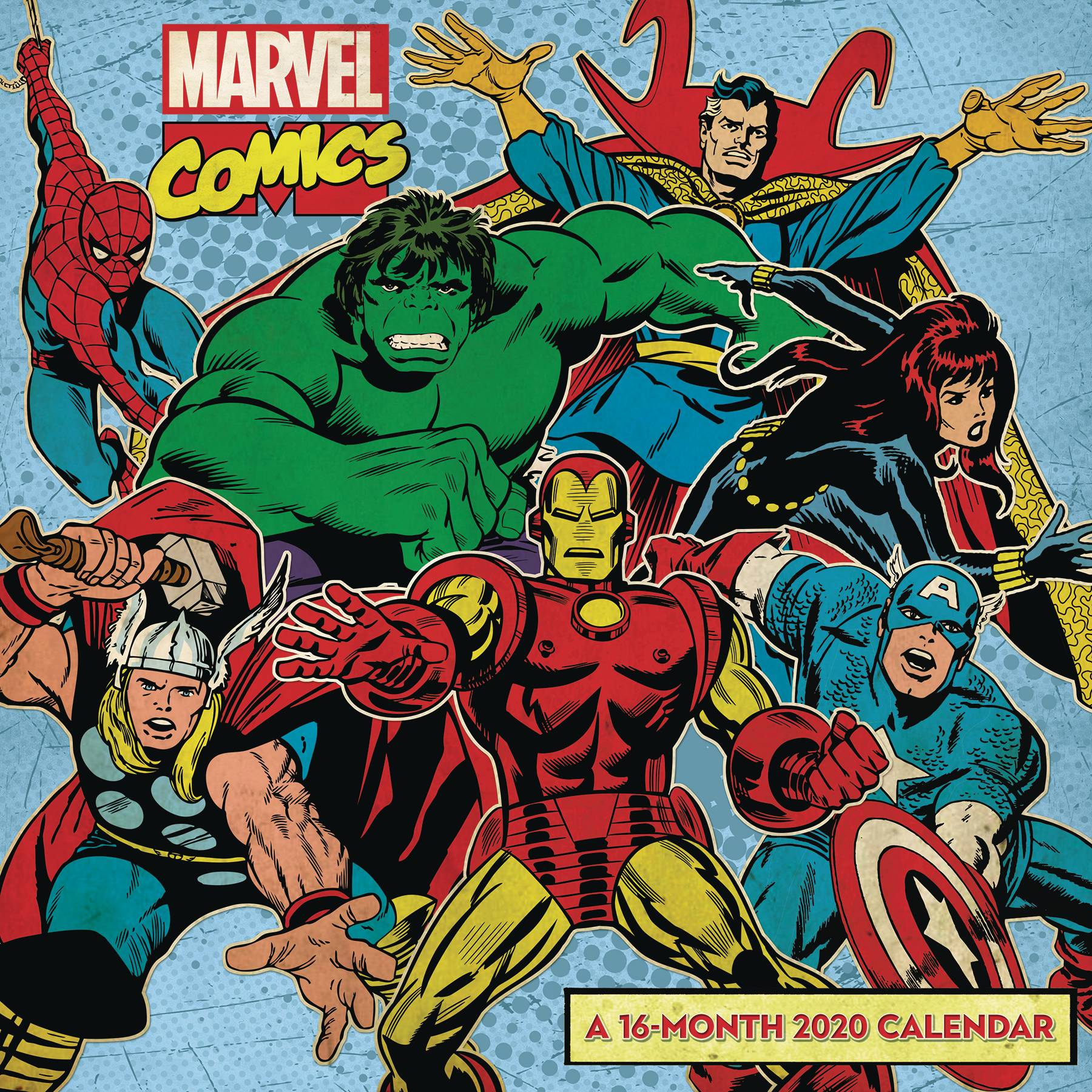 Marvel Comics Retro 2020 Wall Calendar