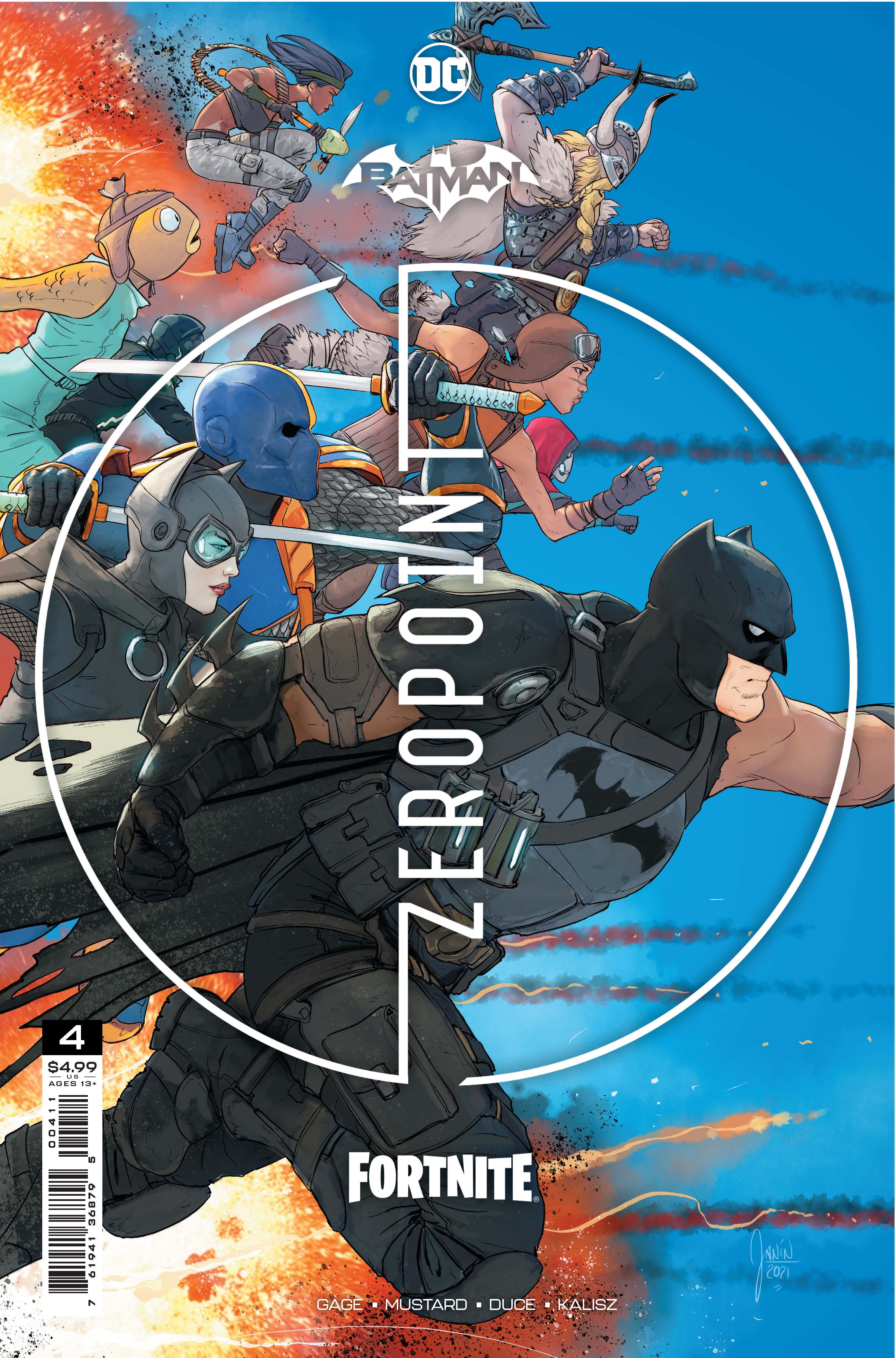 Batman Fortnite Zero Point #4 Cover A Mikel Janin