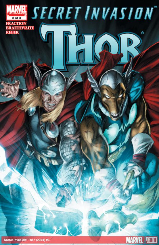 Secret Invasion Thor #3 (2008)