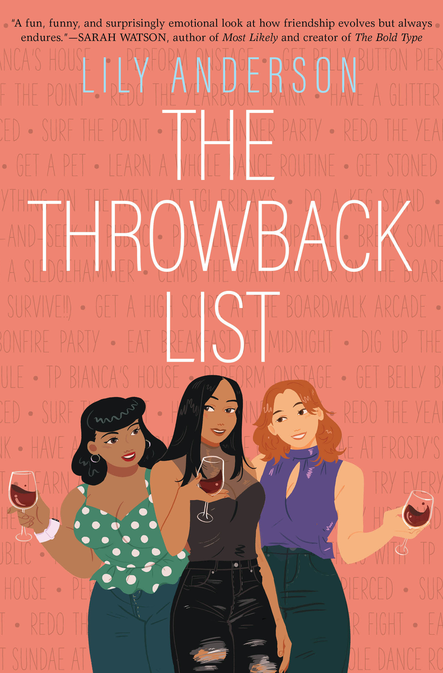 Throwback List, The (Hardcover Book)