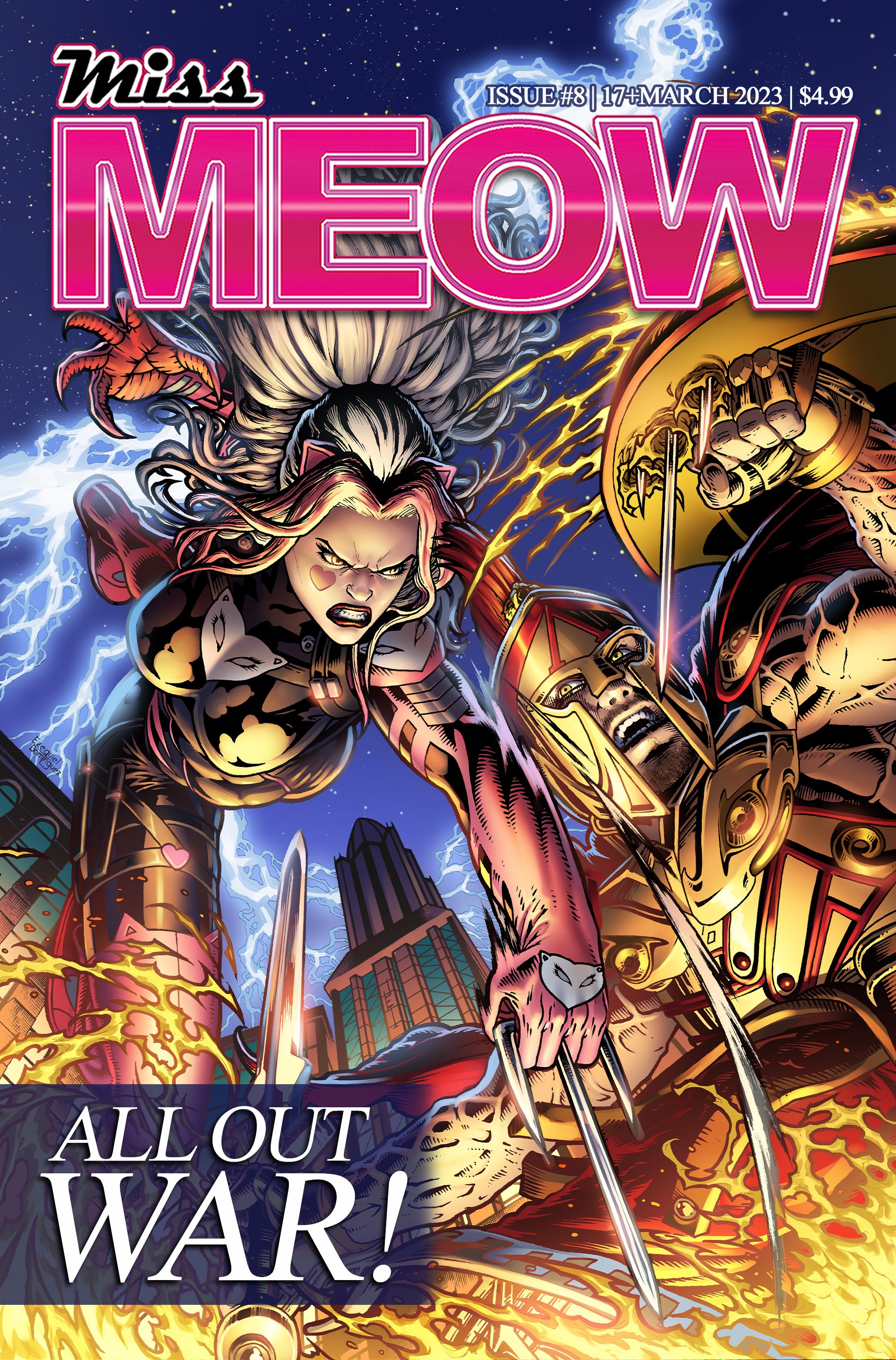 Miss Meow #8 Cover A Jeffrey Edwards (Mature) (Of 8)