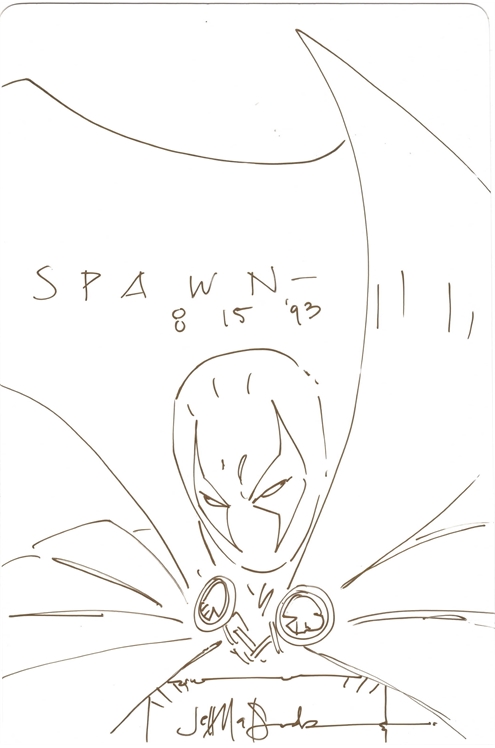 Spawn Sketch By Jeff Matsuda