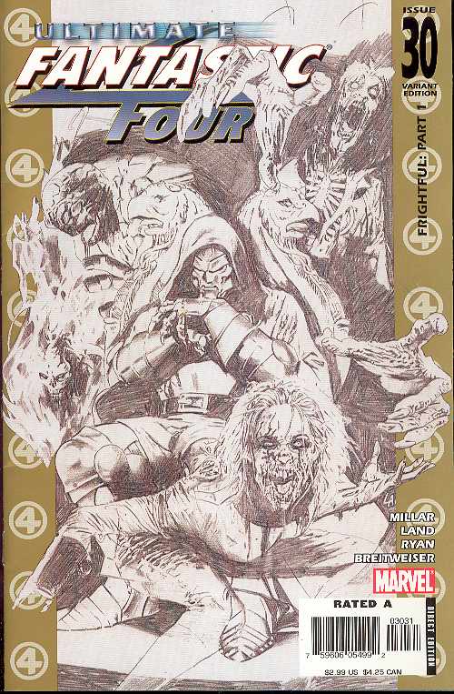 Ultimate Fantastic Four #30 Land Sketch Variant (2003)