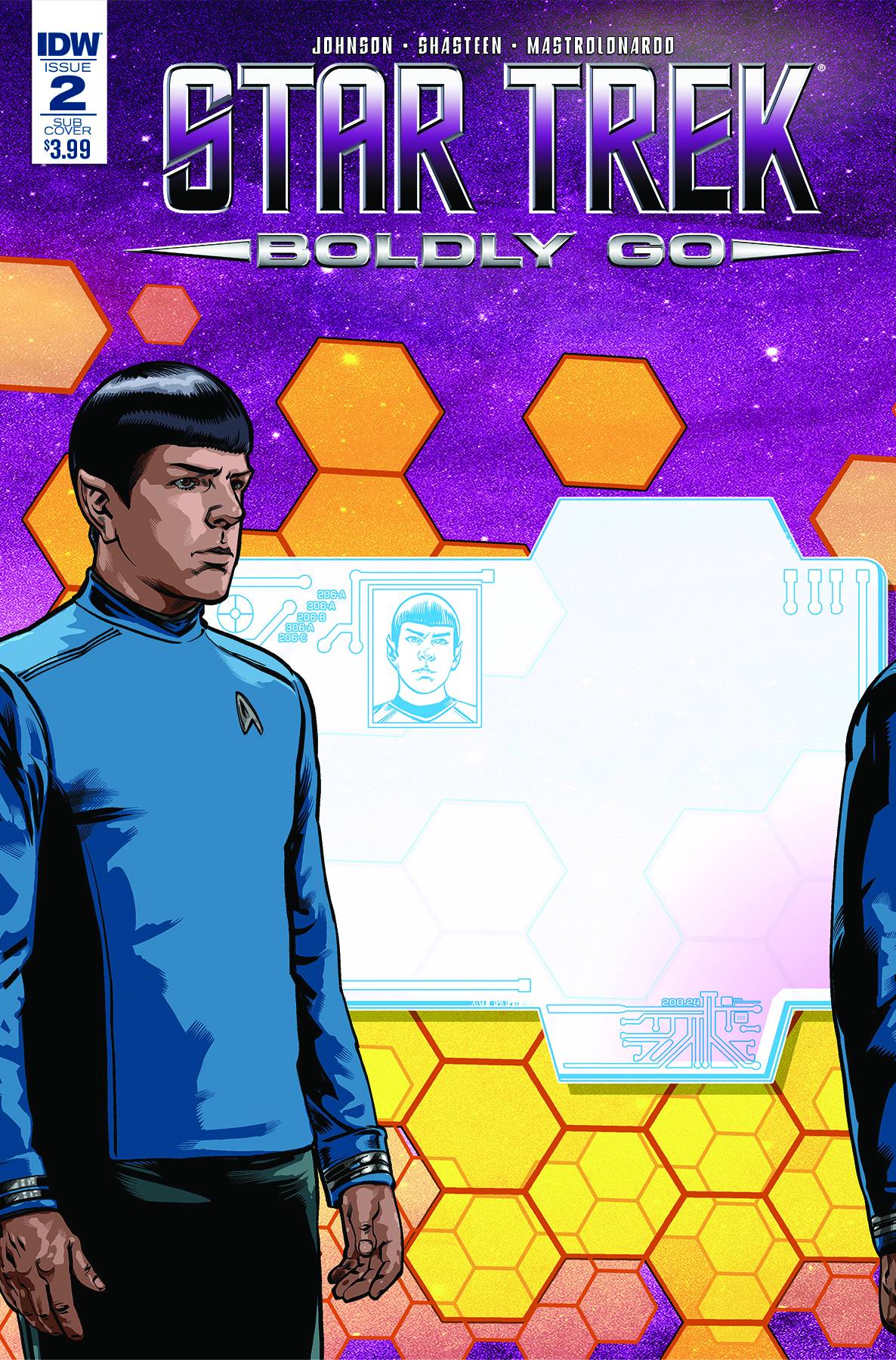 Star Trek Boldly Go #2 Subscription Variant