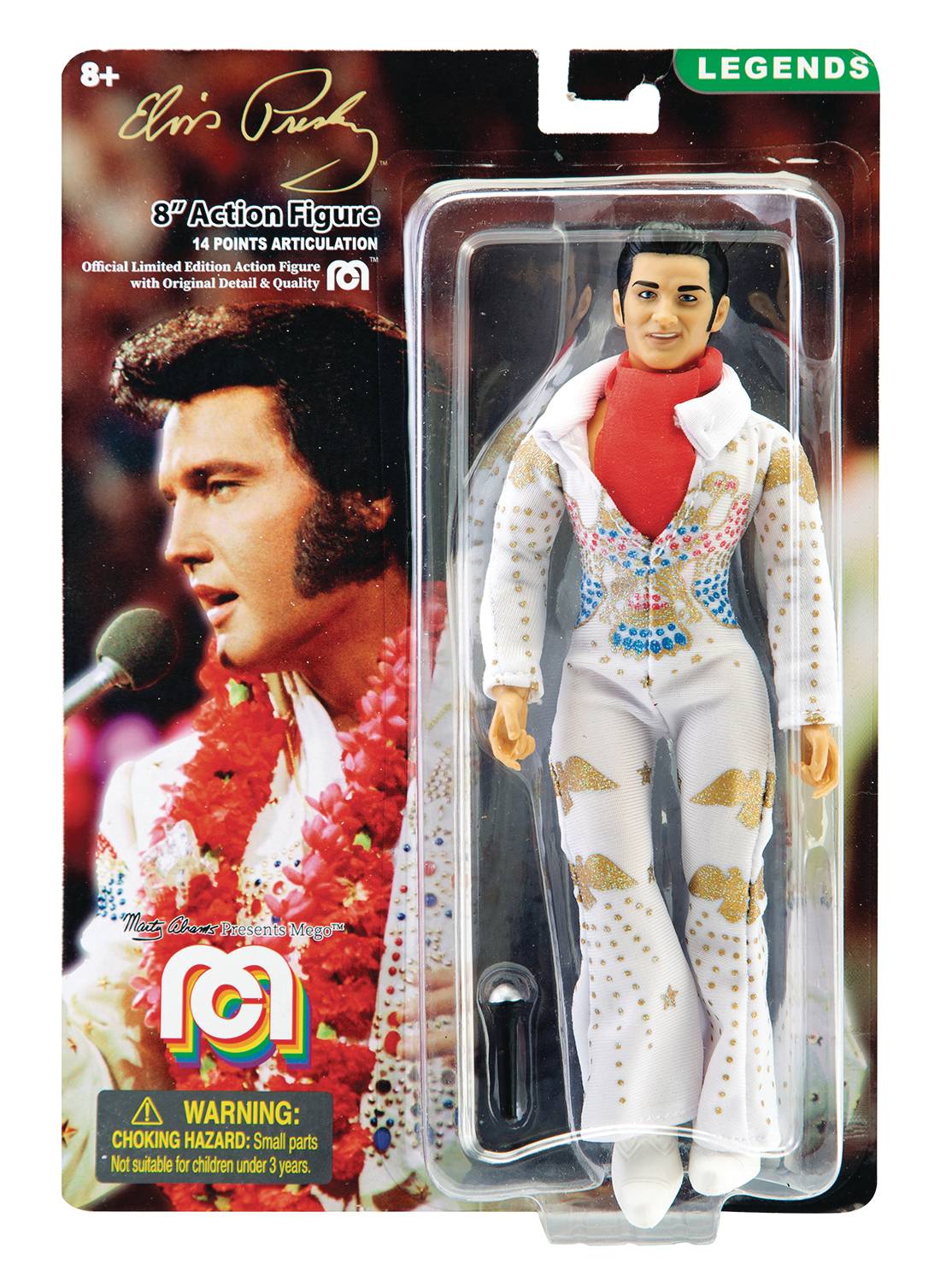 Mego Legends Wave 5 Elvis Aloha Jumpsuit 8 Inch Action Figure