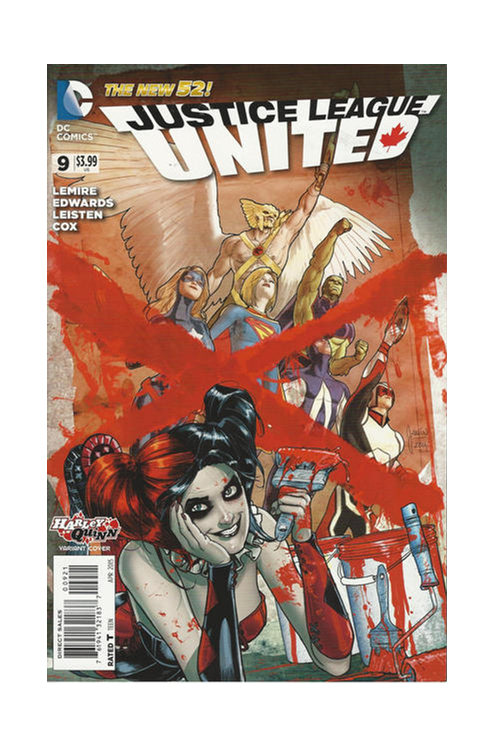 Justice League United #9 Harley Quinn Variant Edition