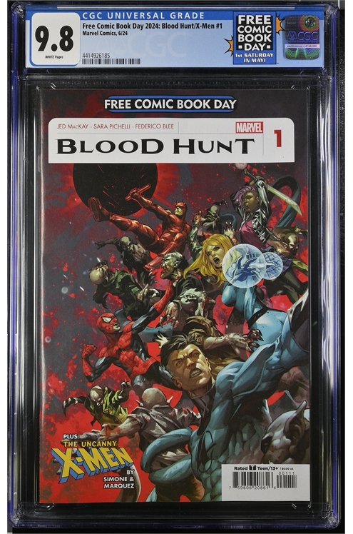 Fcbd 2024: Blood Hunt/X-Men Cgc 9.8