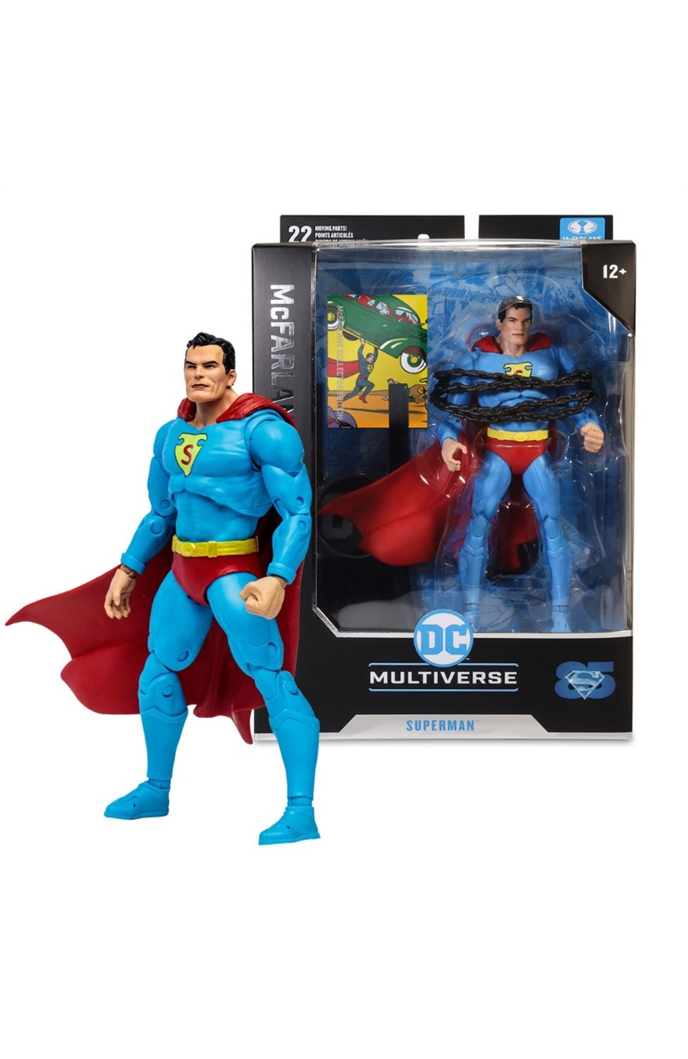 DC McFarlane Collector Edition Wave 1 Superman Action Comics #1 7-Inch Scale Action Figure