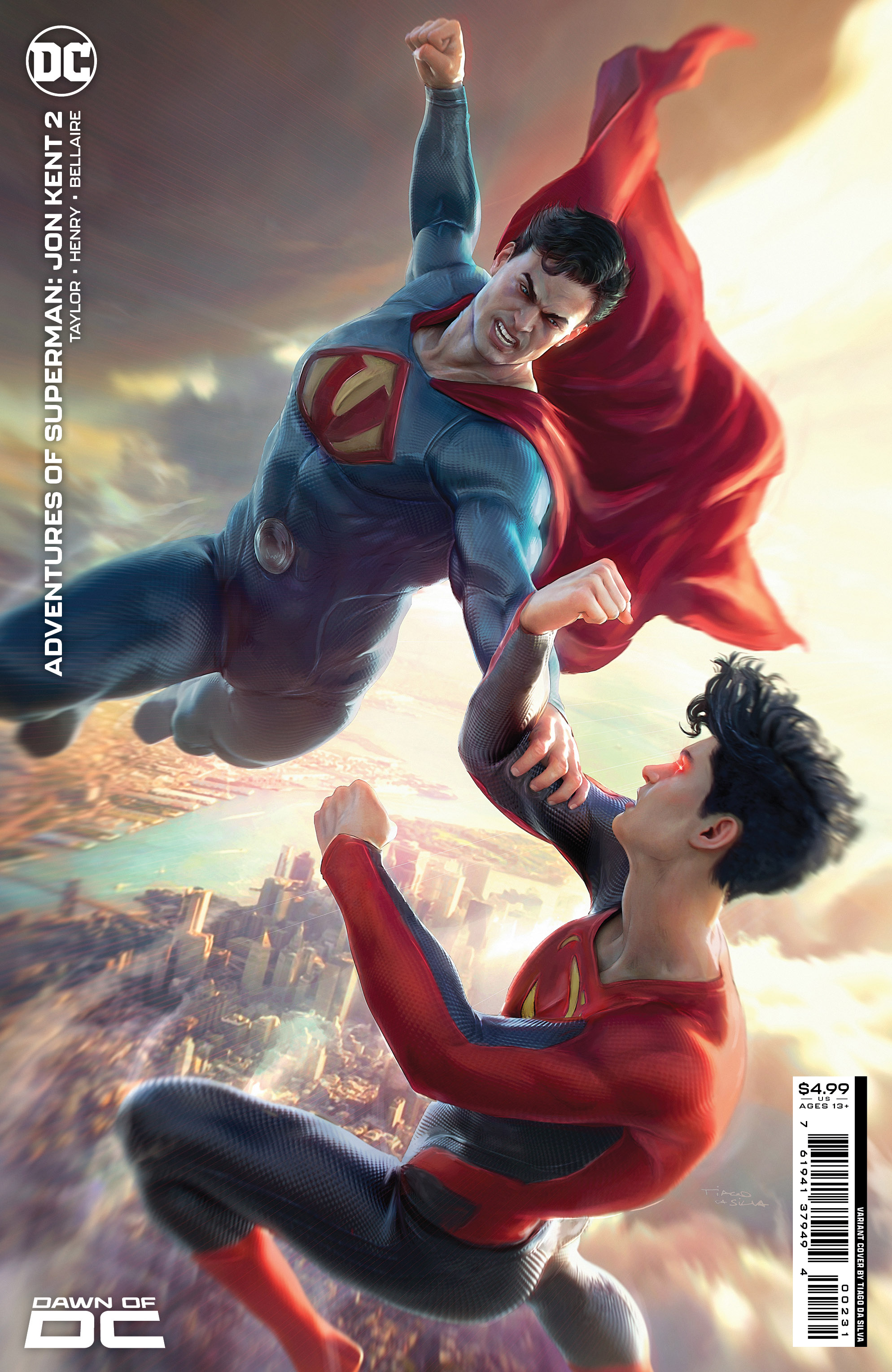 Adventures of Superman Jon Kent #2 Cover C Tiago Da Silva Card Stock Variant (Of 6)