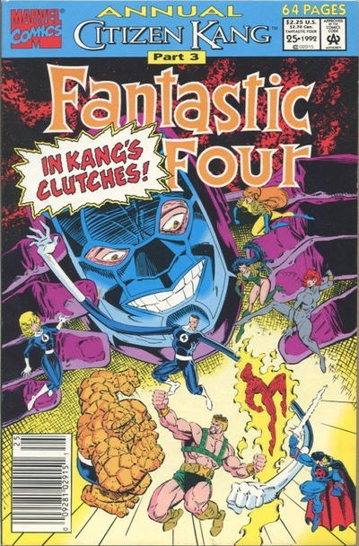 Fantastic Four Annual #25 [Newsstand]-Very Good (3.5 – 5)