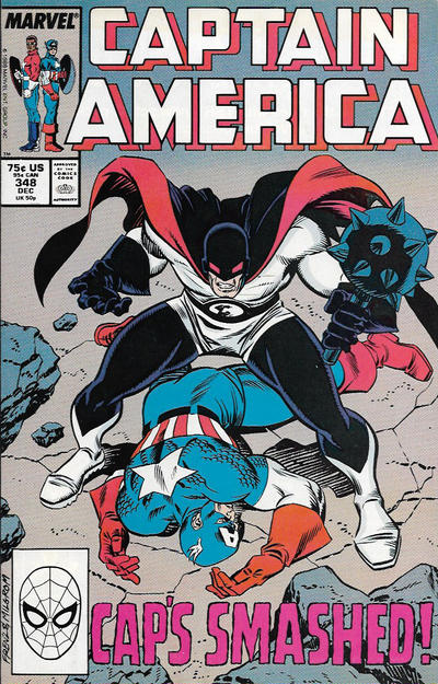 Captain America #348 [Direct]-Very Fine