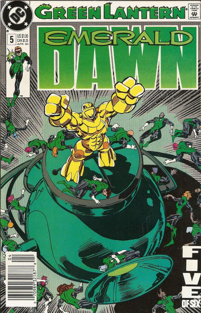 Green Lantern: Emerald Dawn #5 [Newsstand]-Fine (5.5 – 7)