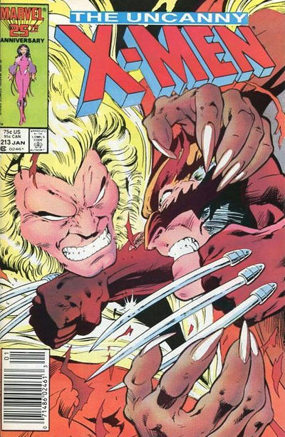 The Uncanny X-Men #213 [Newsstand]-Fine 