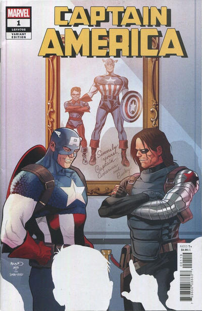 Captain America #1 Renaud Simon Kirby Variant (2018)