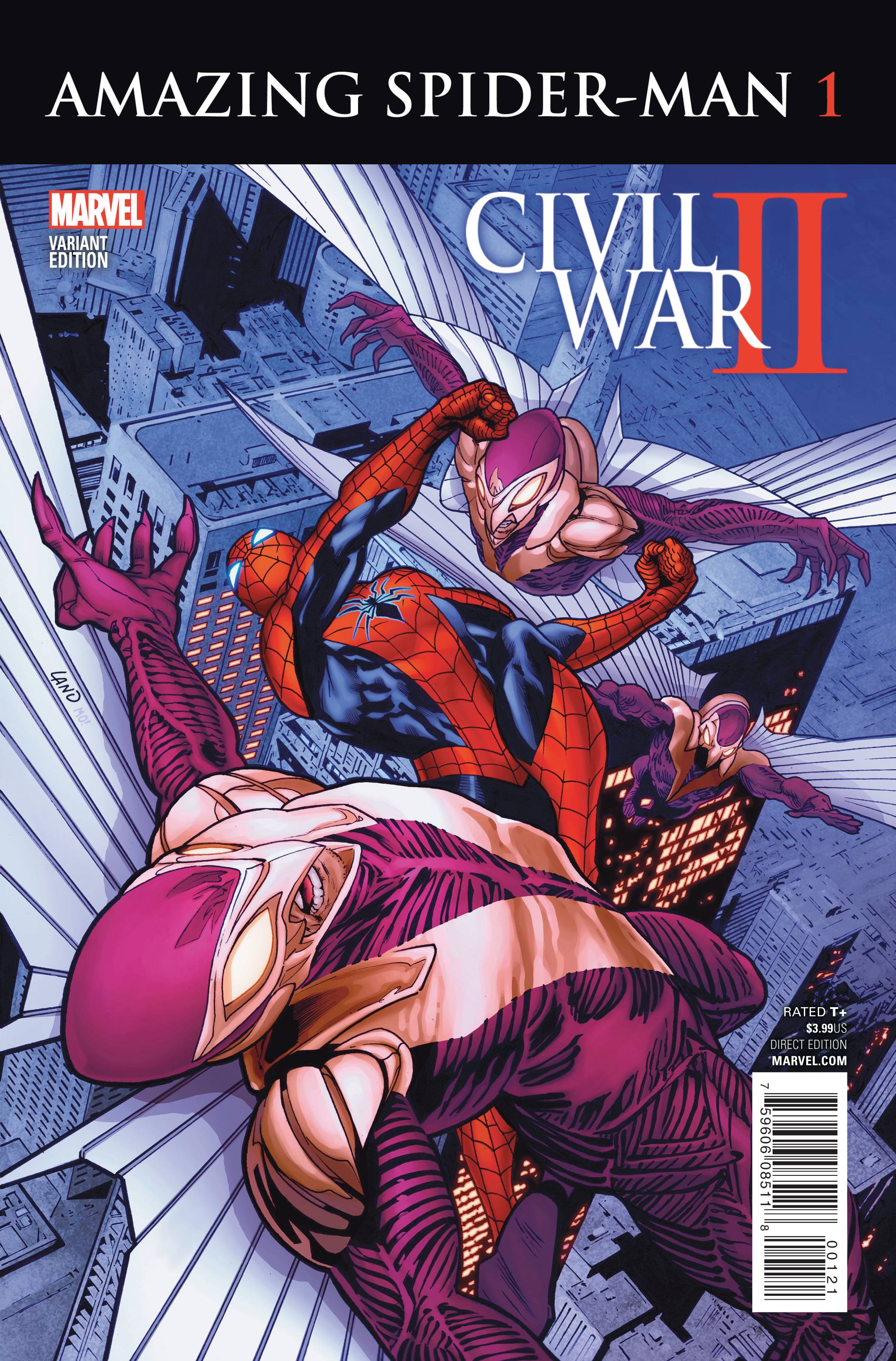 Civil War II Amazing Spider-Man #1 Forman Variant