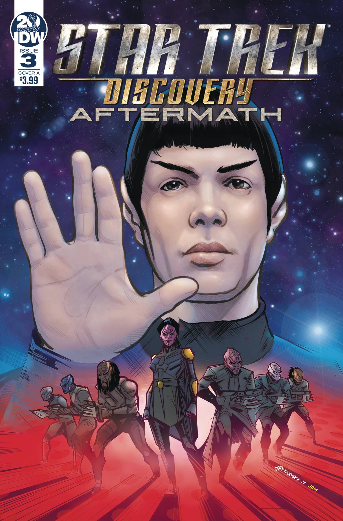Star Trek Discovery Aftermath #3 Cover A Hernandez (Of 3)