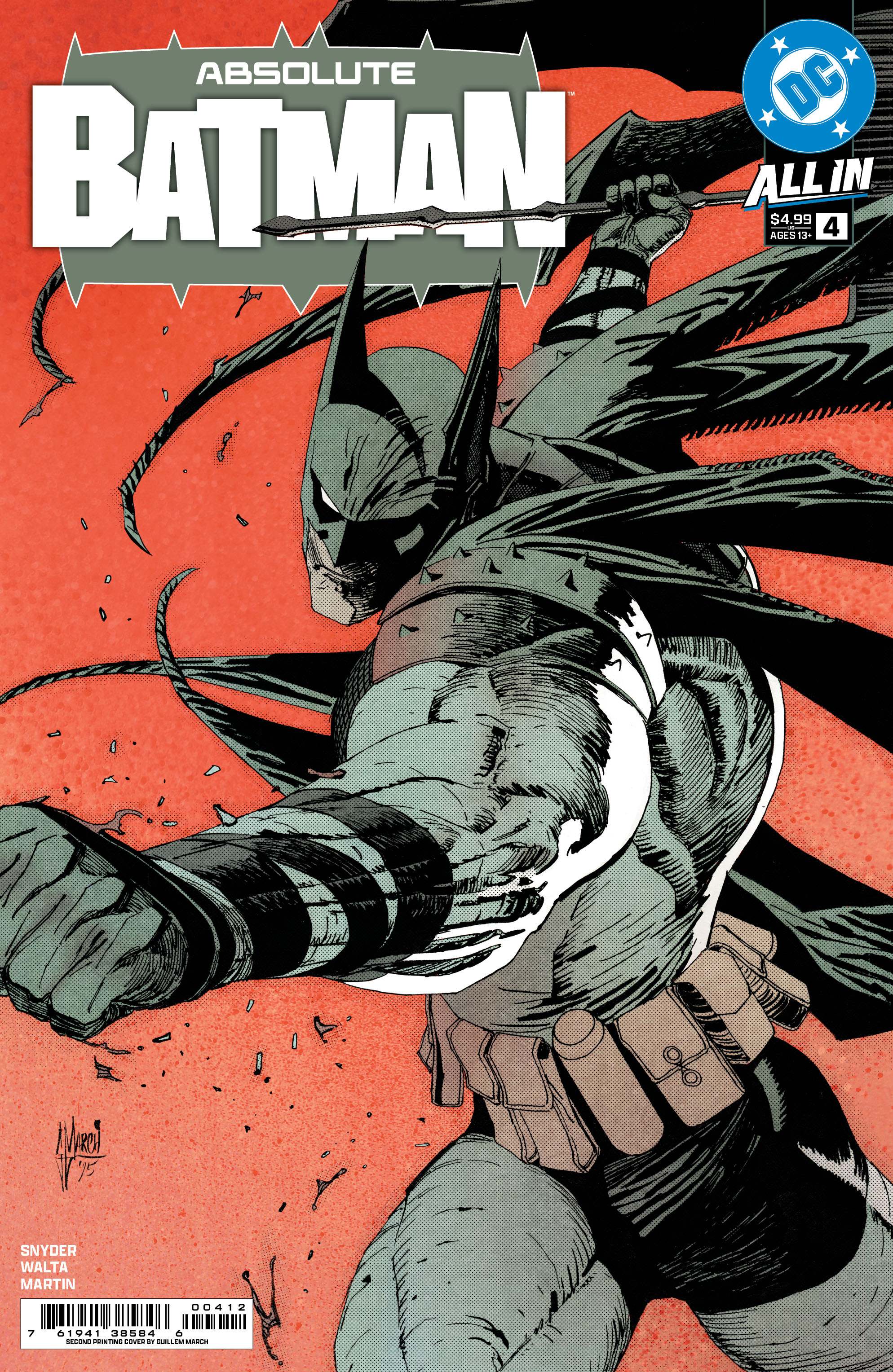 Absolute Batman #4 Second Printing Cover A Guillem March