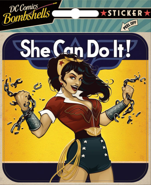 DC Bombshells Wonder Woman Sticker