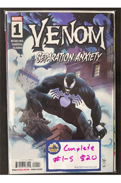 Venom Separation Anxiety (2024) Complete Set #1-5