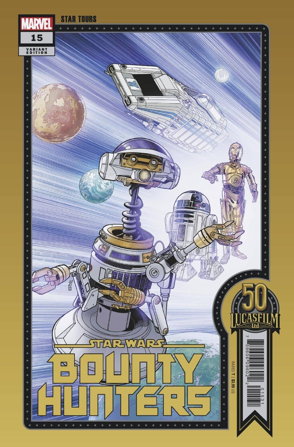 Star Wars: Bounty Hunters #15 Sprouse Lucasfilm 50th Variant War of the Bounty Hunters
