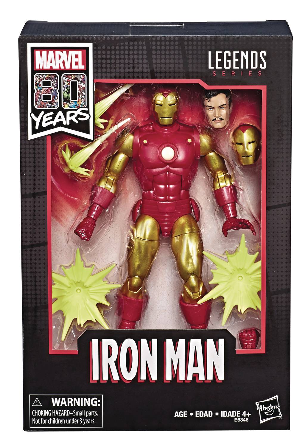 Marvel Legends 80th Anniversary Comic Iron Man 6 Inch Action Figure