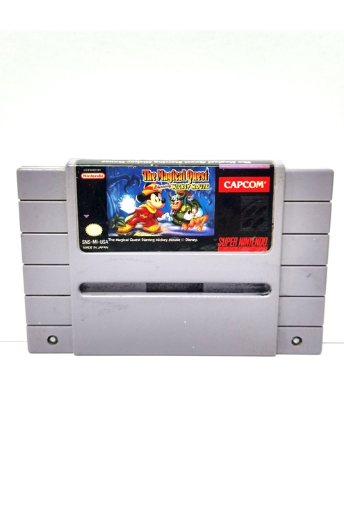 Super Nintendo Snes The Magical Quest Starring Mickey Mouse Cartridge Only (Fair)