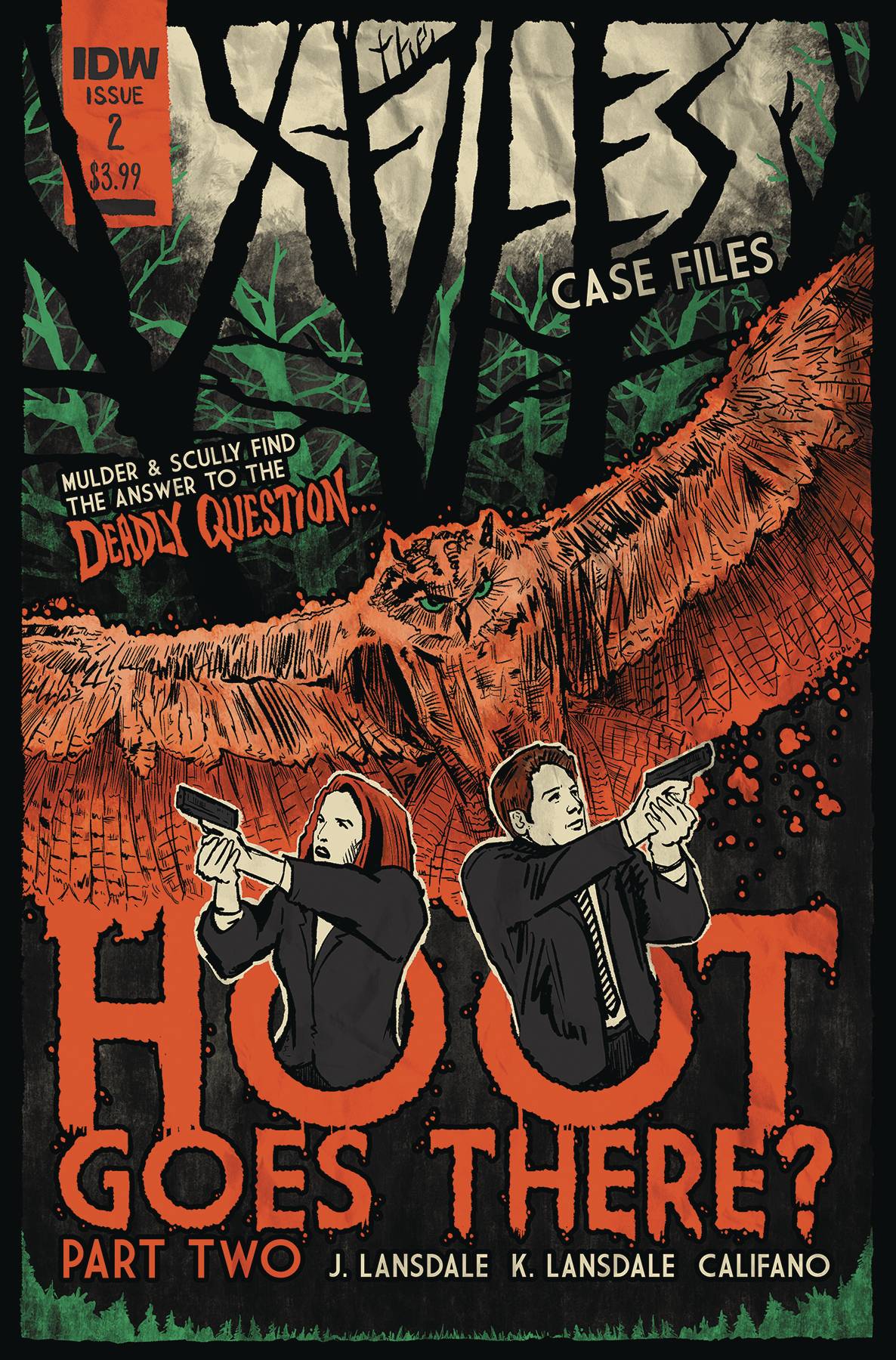 X-Files Case Files Hoot Goes There #2 Cover B Lendl (Of 2)