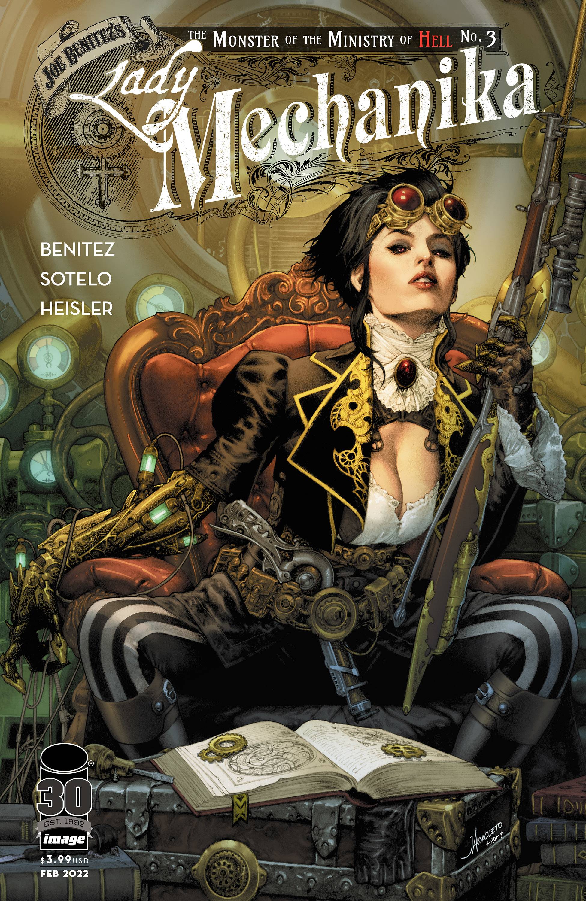 Lady Mechanika Monster of Ministry #3 Cover B Anacleto & Fajardo Jr (Of 4)