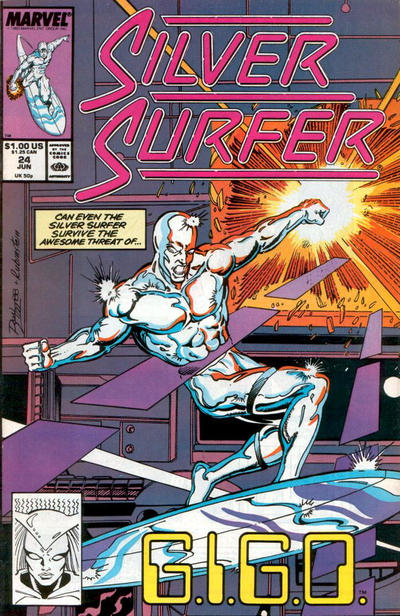 Silver Surfer #24 [Direct]-Fine (5.5 – 7)