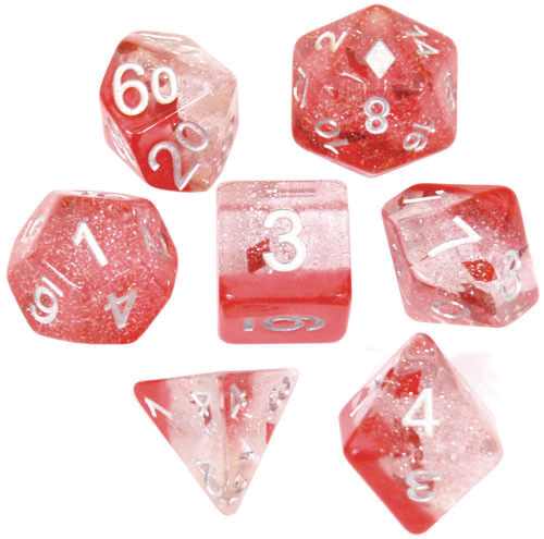 Sirius Dice: Semi-Transluscent Diamonds RPG 7-Die Set