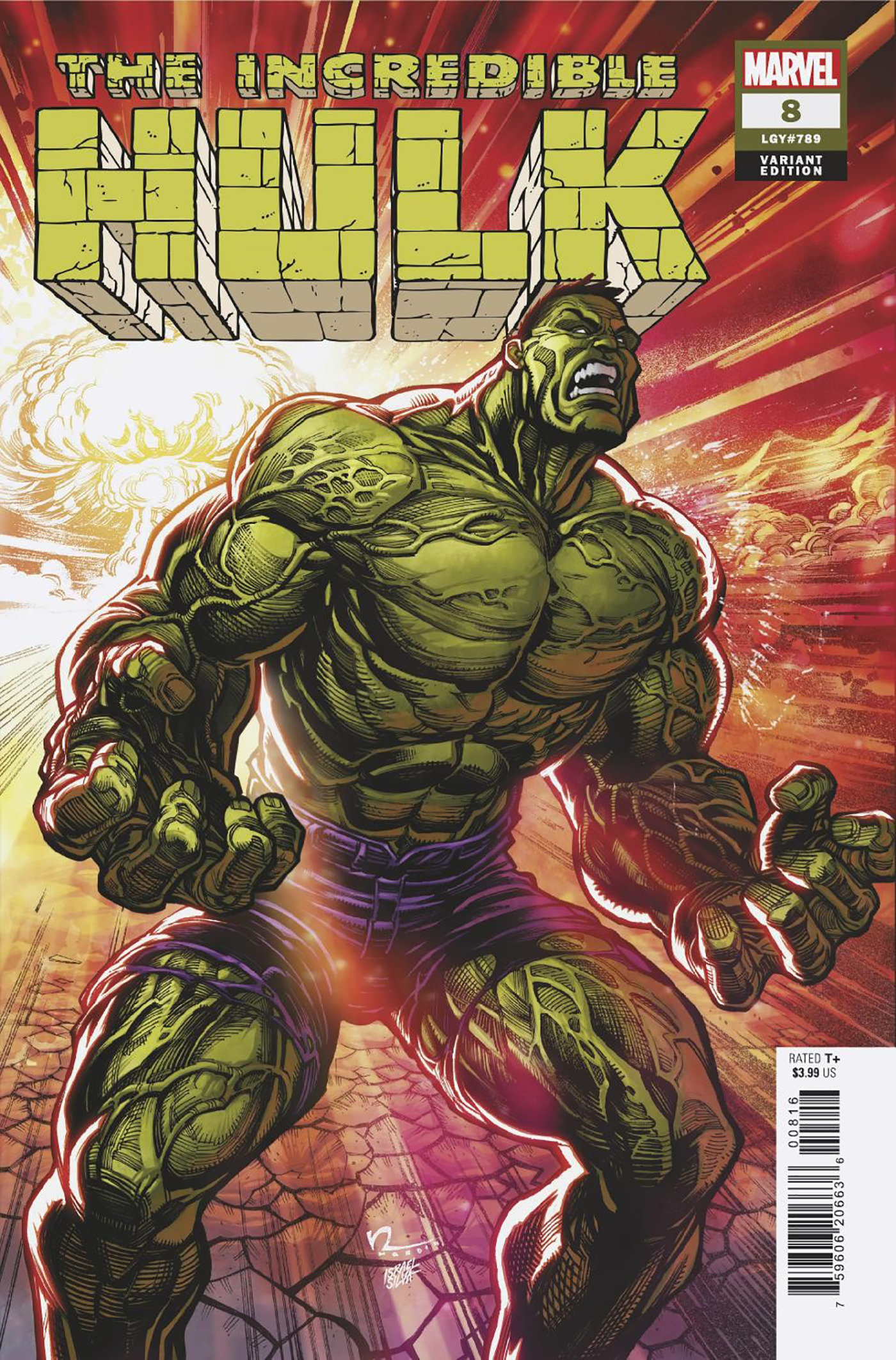 Incredible Hulk #8 Chad Hardin Variant 1 for 25 Incentive
