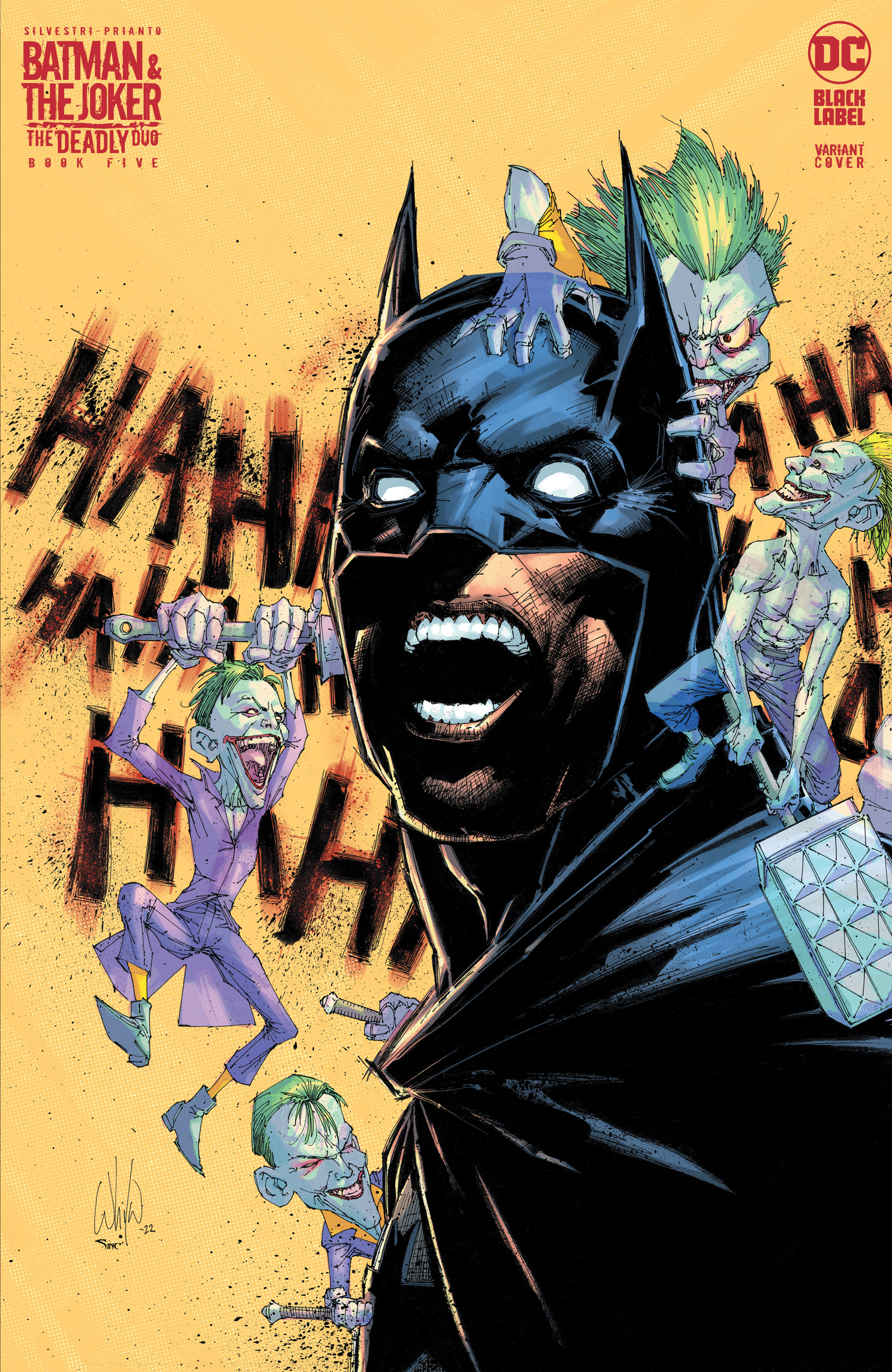 Batman & The Joker The Deadly Duo #5 Cover B Whilce Portacio Batman Variant (Mature) (Of 7)