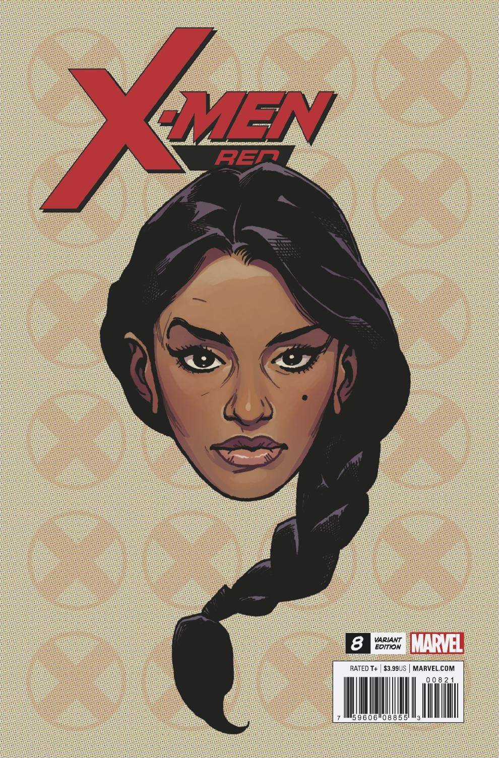X-Men Red #8 Charest Headshot Variant (2018)