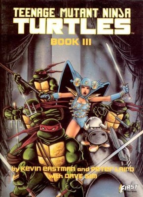 First Comics Graphic Novel (1984-1990) #15 Teenage Mutant Ninja Turtles Book III 5th Print [Stk Img]