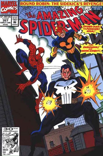 The Amazing Spider-Man #357 [Direct]-Very Fine (7.5 – 9)