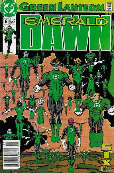 Green Lantern: Emerald Dawn #6 [Newsstand]-Fine (5.5 – 7)