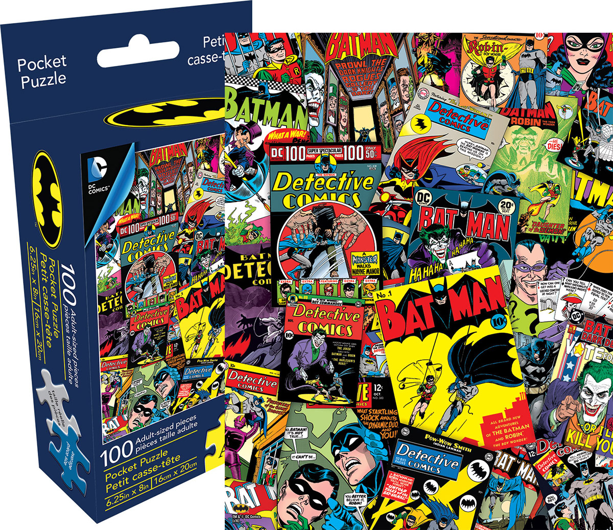 DC Comics Batman Collage Pocket Puzzle 100 Pieces
