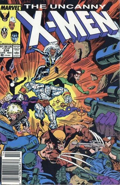 The Uncanny X-Men #238 [Newsstand]-Very Good (3.5 – 5)