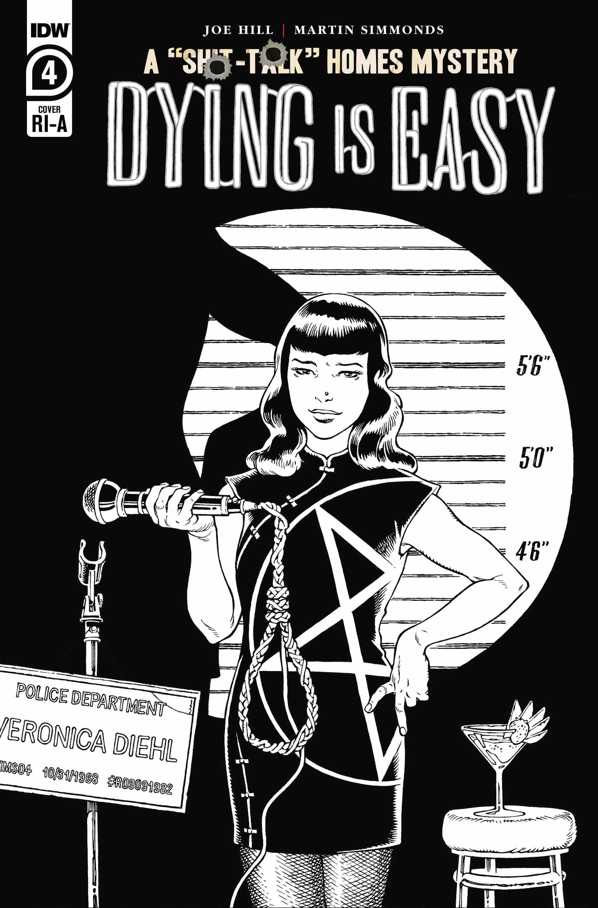 Dying Is Easy #4 1 for 10 Incentive Black & White Rodriguez (Of 6)