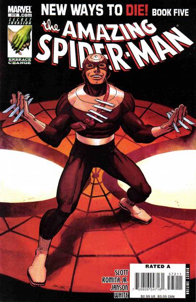 The Amazing Spider-Man #572 [Direct Edition] - Fn/Vf 