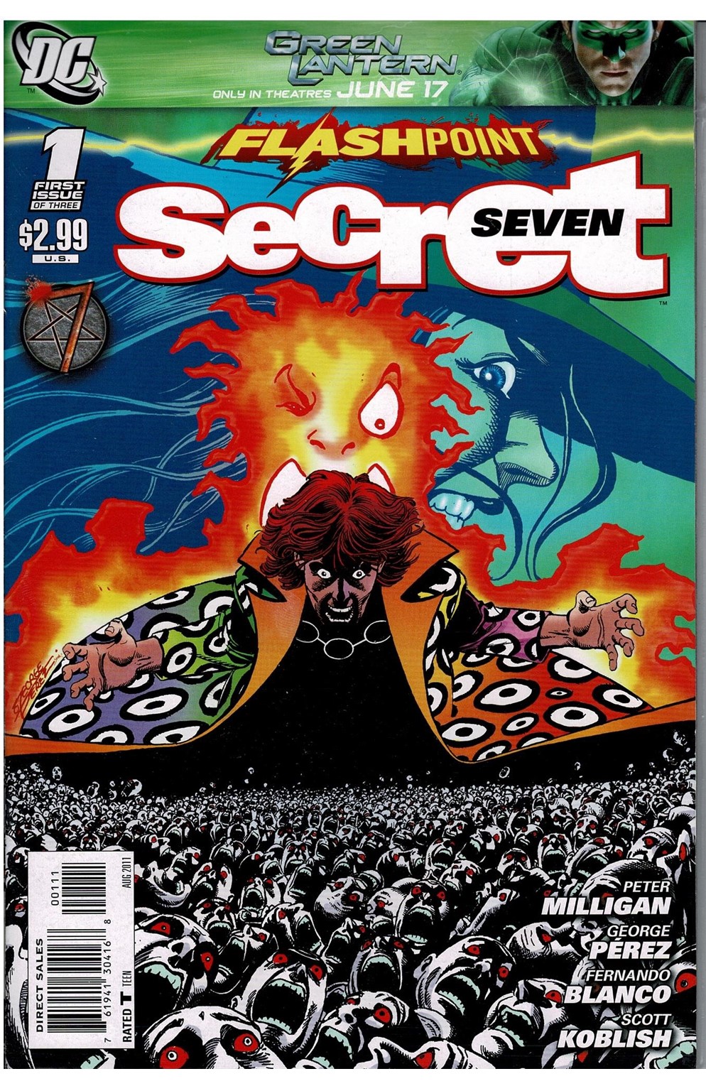 Flash Point: Secret Seven #1-3  Comic Pack