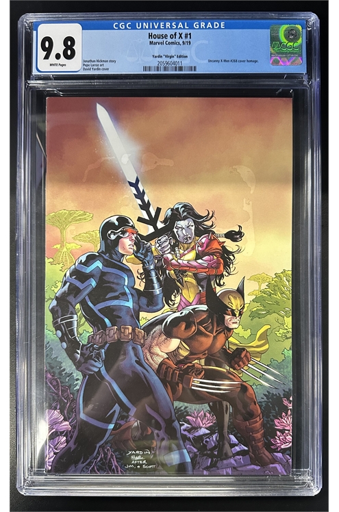 House of X #1 Cgc 9.8