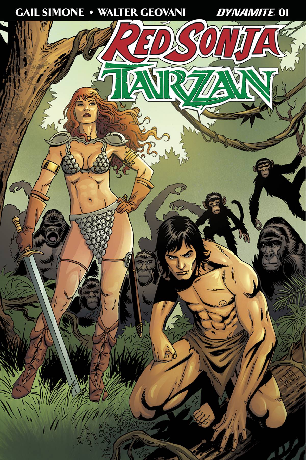 Red Sonja Tarzan #1 Cover D Geovani