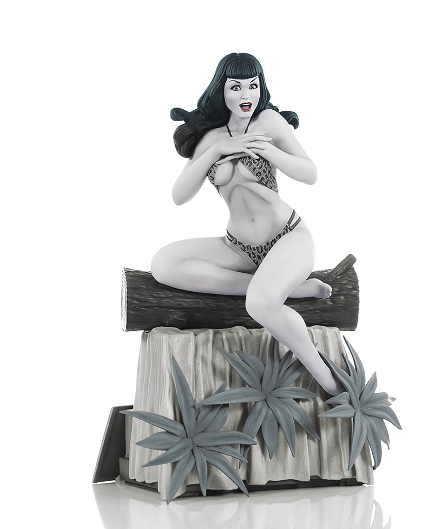 Terry Dodson Bettie Page Black & White Statue