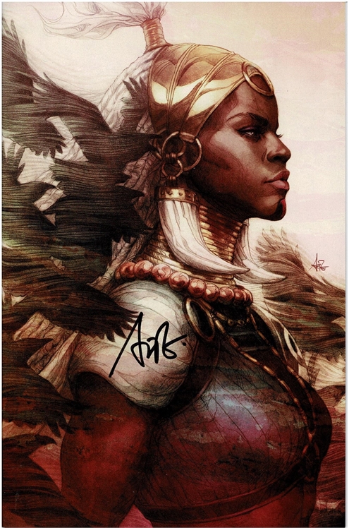 Black Panther #1 [Artgerm Virgin Art]-Very Fine, Signed By Artgerm