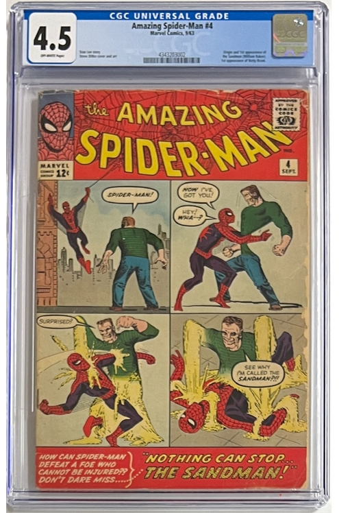 Amazing Spider-Man #004 Cgc 4.5