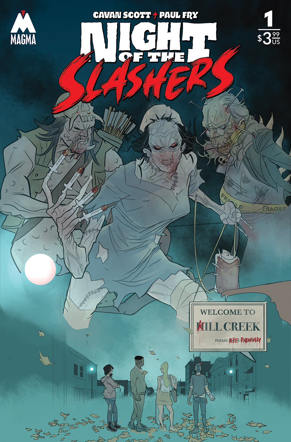 Night of the Slashers #1 Cover A Paul Fry (Mature)