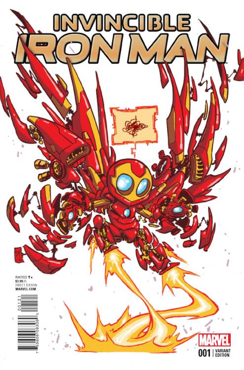 Invincible Iron Man #1 Young Variant (2015)