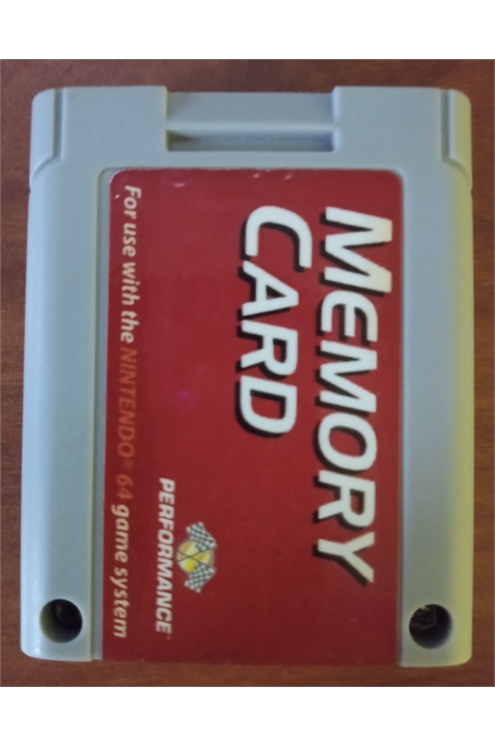 Nintendo 64 N64 Performance Memory Card P-302 - Pre-Owned