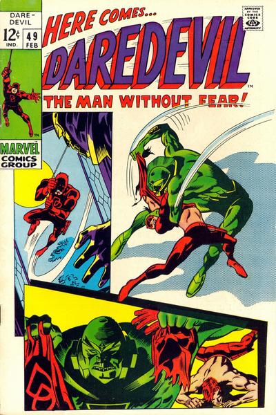 Daredevil #49 1st Appearance of Starr Saxon, Later Becomes Mr. Fear 